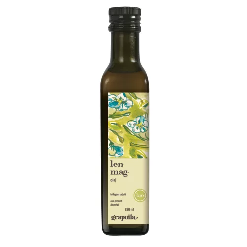 Grapoila bio lenmagolaj 250 ml