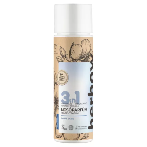 Herbow 3in1 mosóparfüm öblítő és kondicionáló koncentrátum fehér szerelem 200 ml