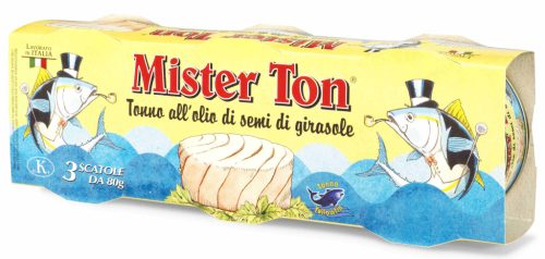Mister Ton tonhaldarabok napraforgó olajban 3x80g 240 g