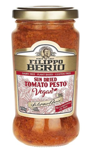 Filippo Berio vegán pesto  szárított paradicsommal 190 g