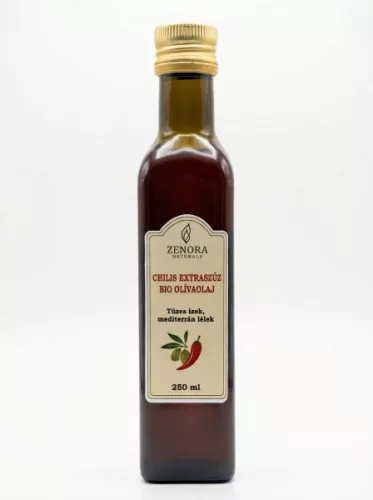 Zenora Naturals bio chilis extraszűz olívaolaj 250 ml