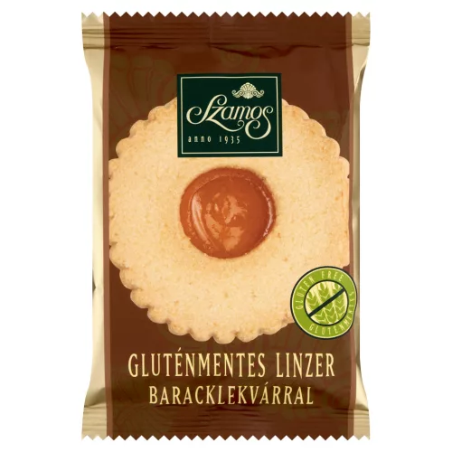 Szamos gluténmentes linzer baracklekvárral 60 g