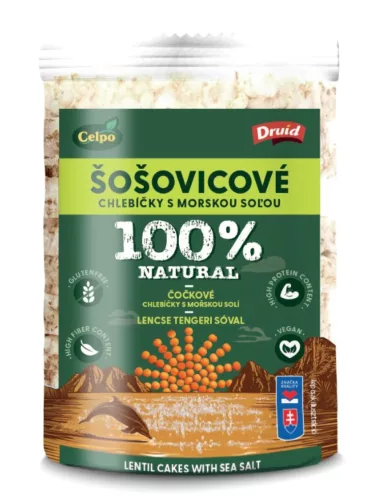 Celpo lencse tallérok tengeri sóval 90 g