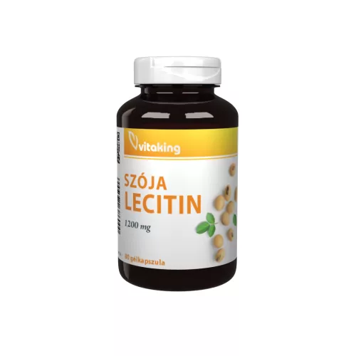 Vitaking szója lecitin 1200mg kapszula 80 db