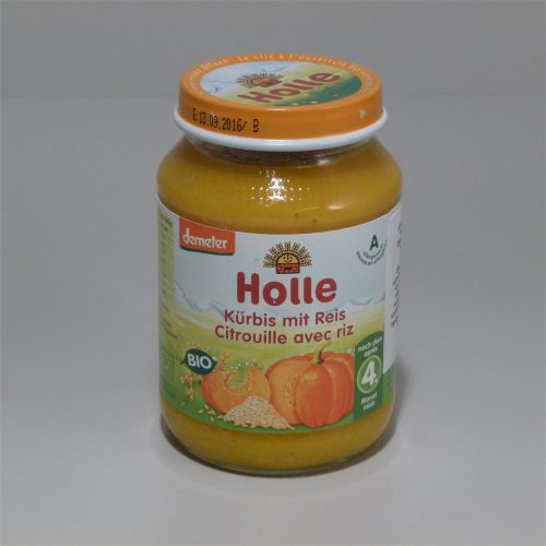 Holle bio bébiétel sütőtök-rizzsel 190 g