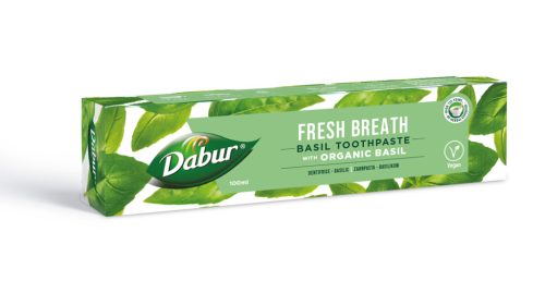 Dabur herbal bazsalikomos fogkrém organikus összetevővel 100 ml