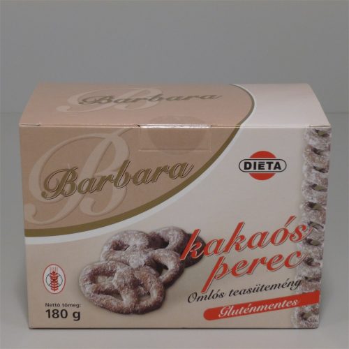 Barbara gluténmentes kakaós perec 150 g