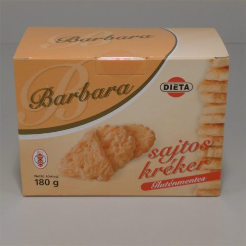 Barbara gluténmentes kréker sajtos 150 g