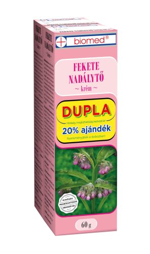 Biomed fekete nadálytő krém dupla 2x60g 120 g