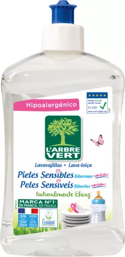 Larbre Vert folyékony mosogatószer illatmentes 500 ml