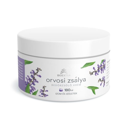 Bioextra orvosi zsálya bedörzsölő krém 180 ml