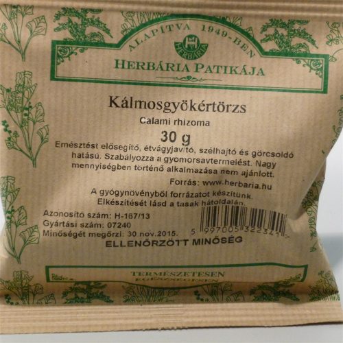 Herbária kálmos gyökértörzs tea 30 g