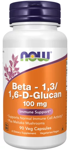 Now beta 1,3/l6d glucan kapszula 100mg 90 db