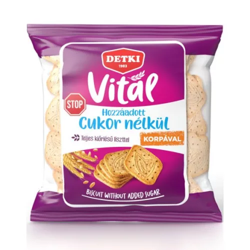 Detki vitál keksz cukor stop 180 g
