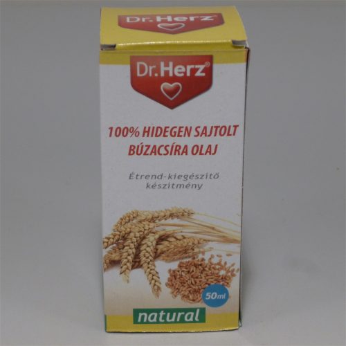 Dr.herz búzacsíra olaj 100% hidegen sajtolt 50 ml