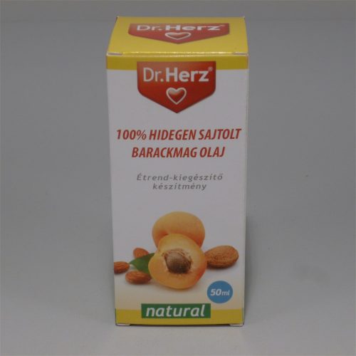 Dr.herz barackmag olaj 100% hidegen sajtolt 50 ml