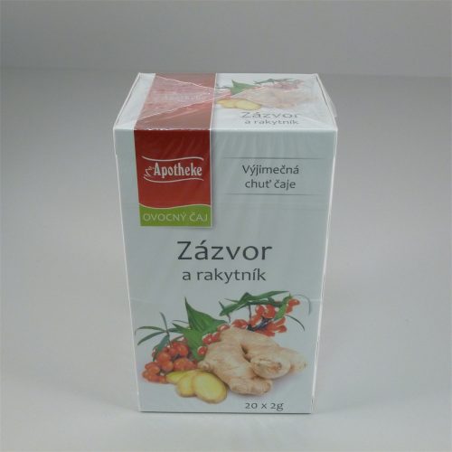 Apotheke gyömbér és homoktövis tea 20x2g 40 g