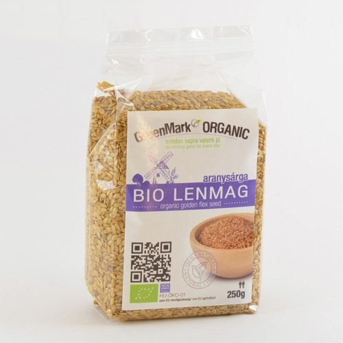 Greenmark bio lenmag aranysárga 250 g