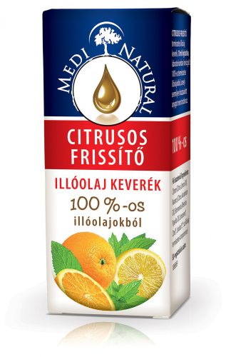 Medinatural citrusos frissítő 100% illóolaj keverék 10 ml