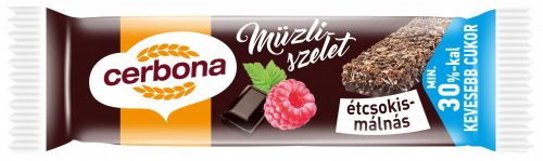 Cerbona szelet étcsokis málnás 20 g