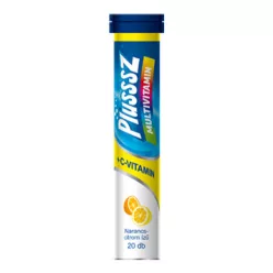 Plussz duo multivitamin+c-vitamin pezsgőtabletta 20 db