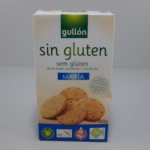 Gullón glutén- és laktózmentes maria keksz 400 g