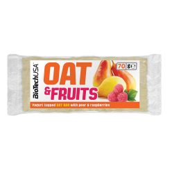 Biotech oat&fruits zabszelet joghurtos körte-málna 70 g