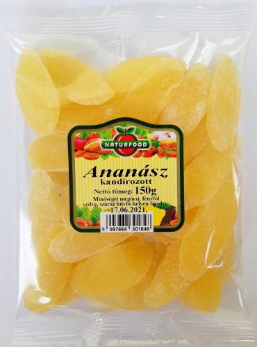 Naturfood kandírozott ananász 150 g