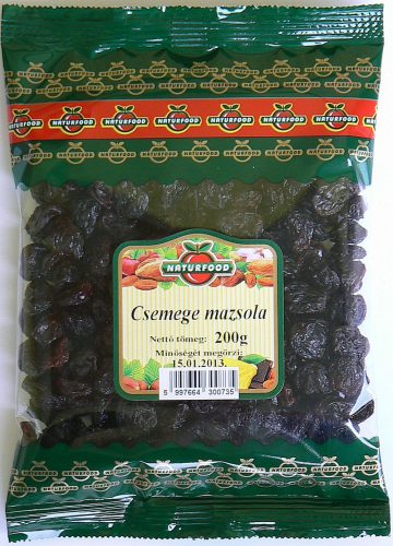 Naturfood csemege mazsola chilei 200 g