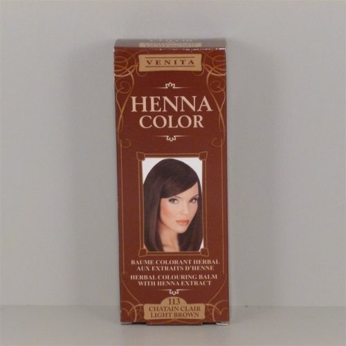 Henna Color szinező hajbalzsam nr 113 világosbarna 75 ml