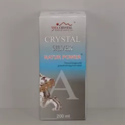 Crystal silver natur power étrend-kiegészítő ital 200 ml