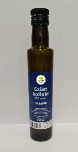 Health Market ezüstkolloid 20ppm 250 ml