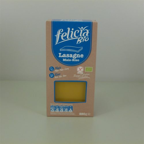 Felicia bio gluténmentes tészta kukorica-rizs lasagne 250 g