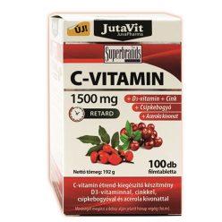   Jutavit c-vitamin 1500 mg+d3+cink+csipkebogyó+acerola kivonattal 100 db