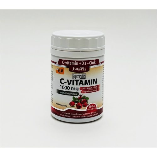 Jutavit c-vitamin 1000 mg+d3+cink 100 db