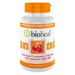 Bioheal acerolás c-vitamin 1100mg+d3 vitamin 2200ne 105 db