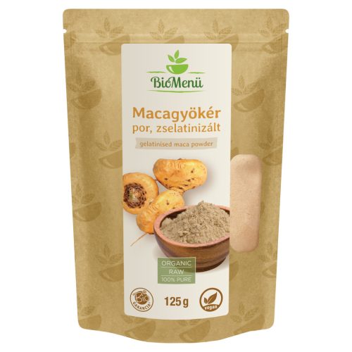 BioMenü bio zselatinizált maca-gyökér por 125 g