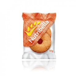   Nutribella teljes kiőrlésű keksz sárgabarack alma öntettel 50 g