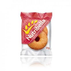   Nutribella teljes kiőrlésű keksz meggyes almás öntettel 50 g