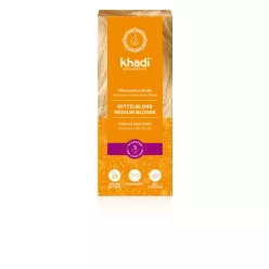 Khadi bio hajfesték por középszőke 100% 100 g