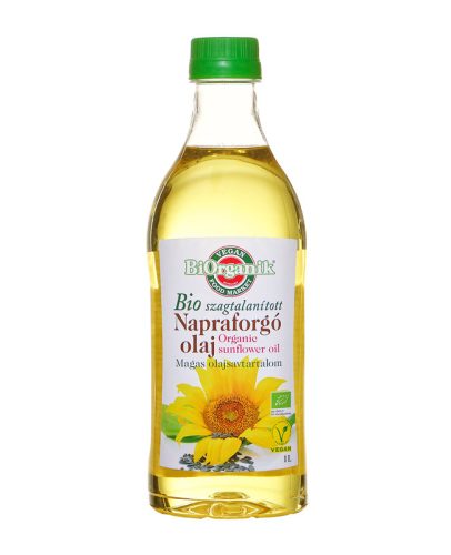 Biorganik bio napraforgóolaj - szagtalanított 1000 ml