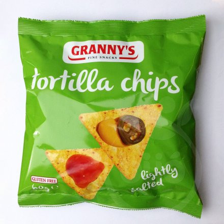 Grannys enyhén sós tortilla chips gluténmentes 60 g