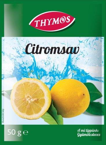 Thymos citromsav étkezési tasakos 50 g