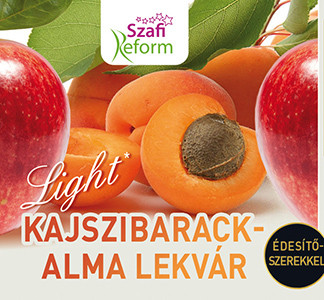 Szafi Reform lekvár kajszibarack-alma 350 g