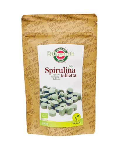 Biorganik bio spirulina tabletta 100 g