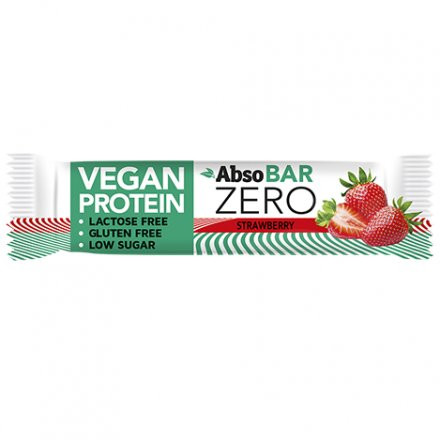 Absorice absobar zero vegan proteinszelet strawberry 40 g