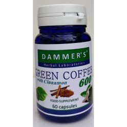   Dammers green coffee 600 zöld kávé+fahéj 600 kapszula 60 db