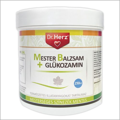 Dr.herz mesterbalzsam+glüközamin 250 ml