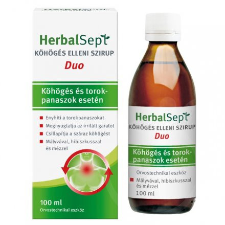 Herbalsept köhögés elleni szirup duo 100 ml