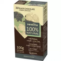   Venita 100% natural gyógynövényes hajfesték 3.0 fekete csokoládé 100 g